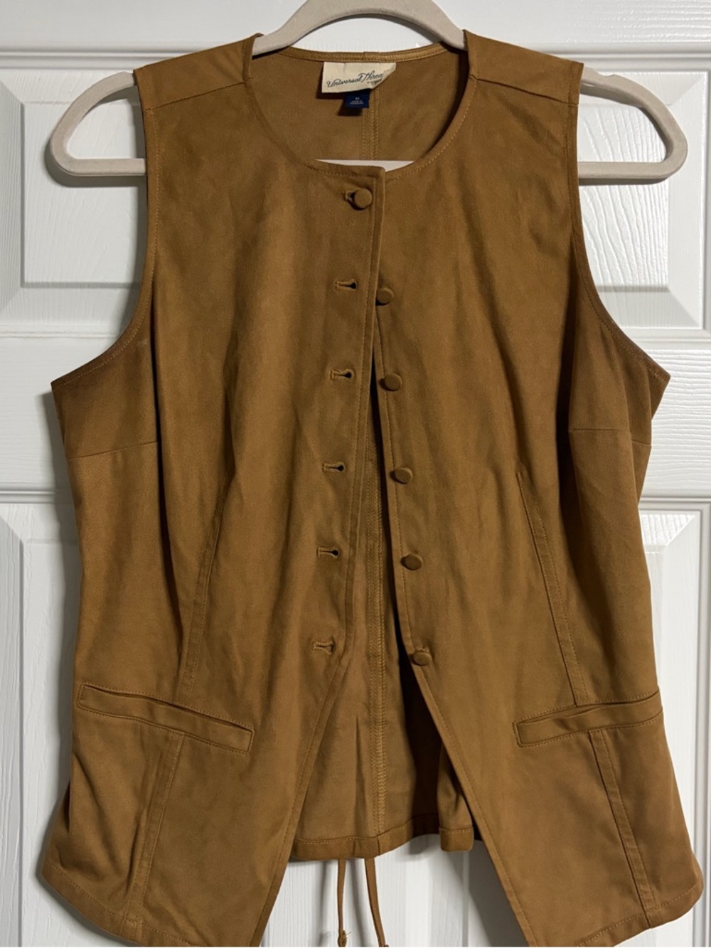 Universal Thread Brown Faux-Suede Vest